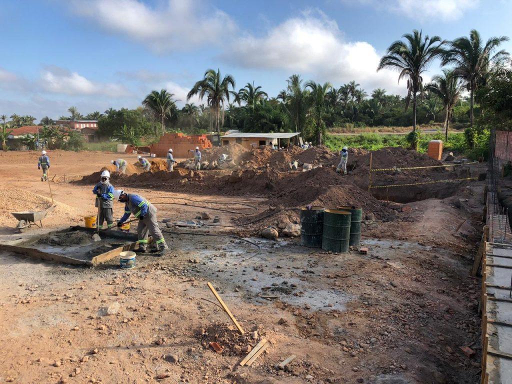 Obras em andamento