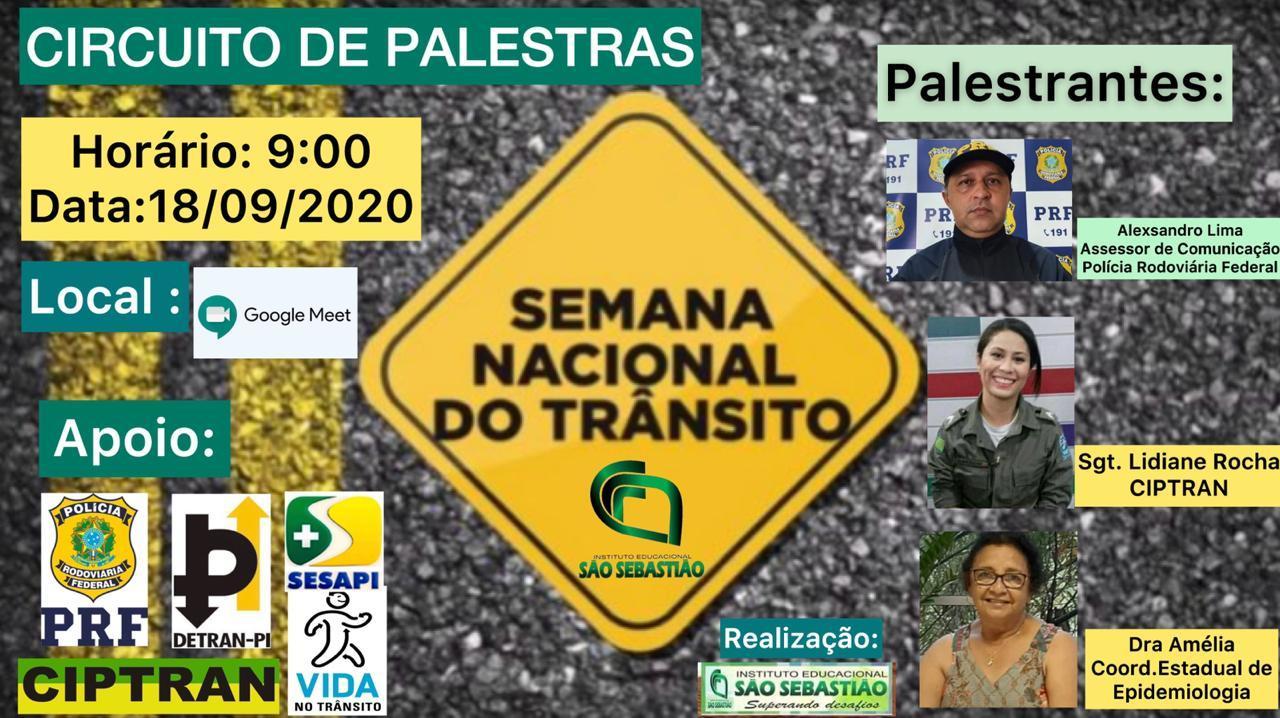 Sesapi promove ações na Semana Nacional de Trânsito 2020