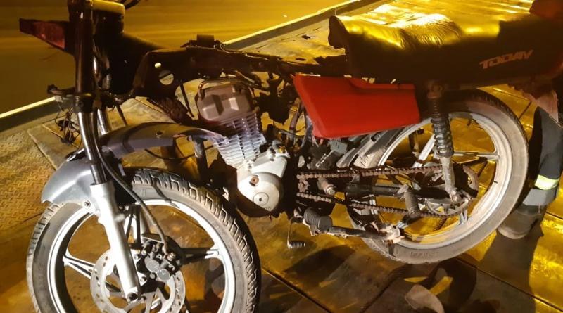 A vítima do acidente foi autuada por conduzir veículo roubado
