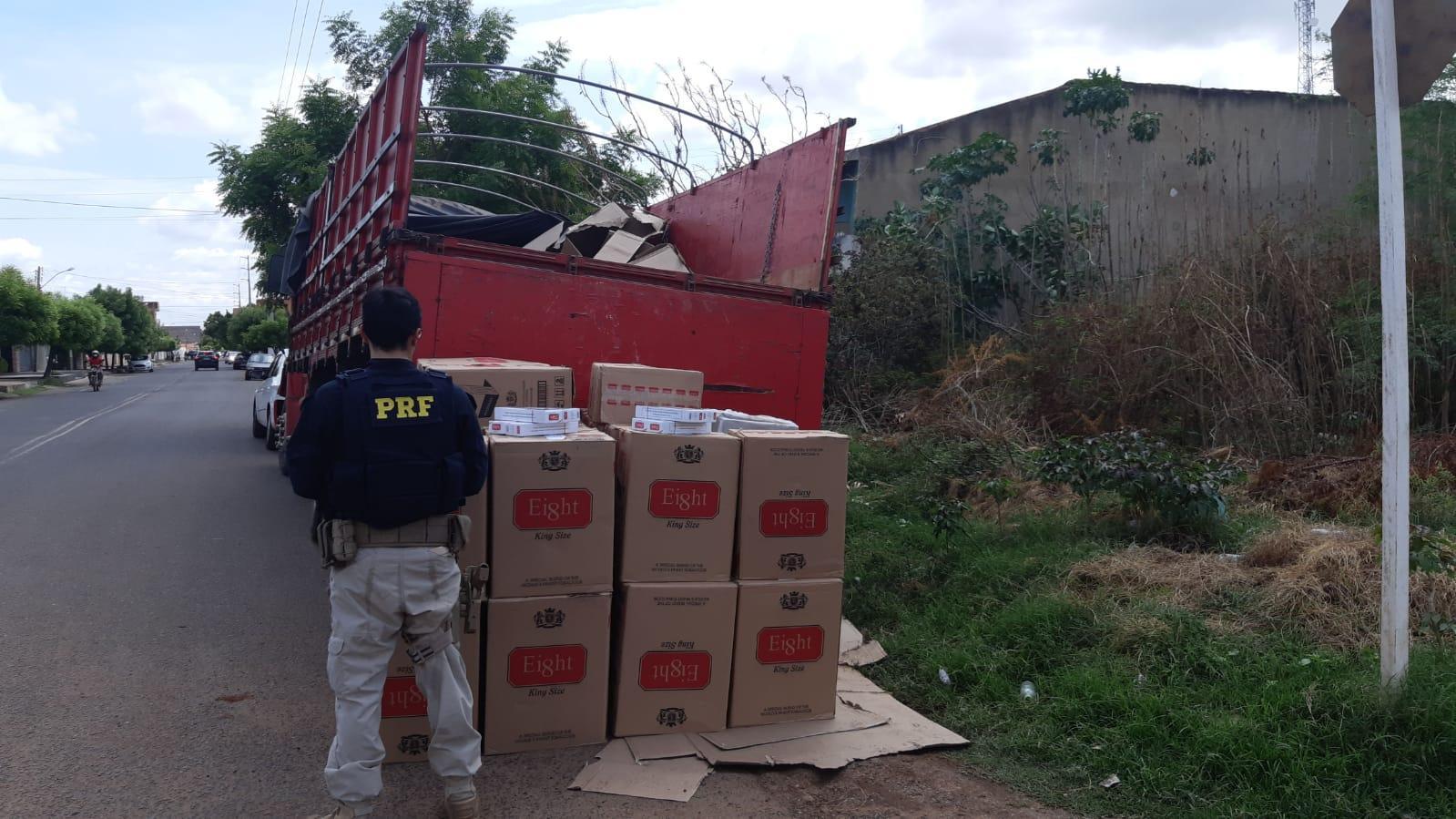 Carga foi apreendida na cidade de Picos pela PRF