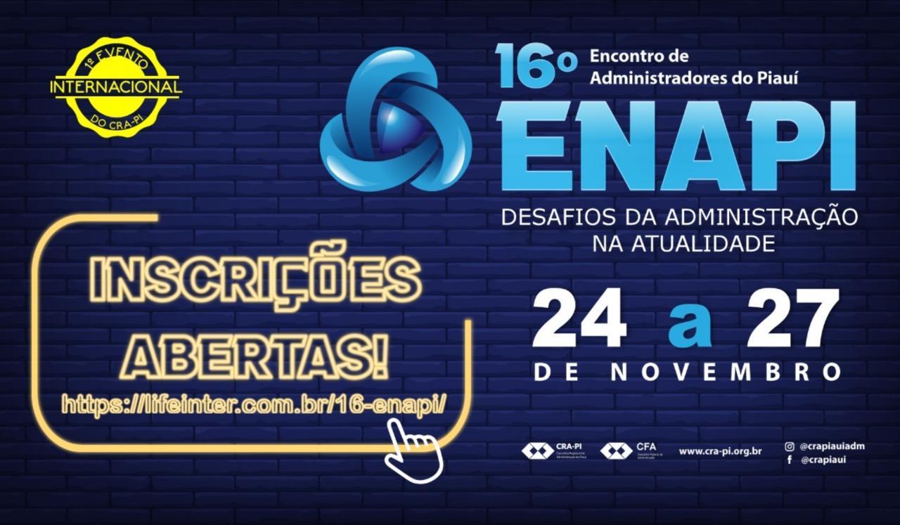 Inscrições estão abertas