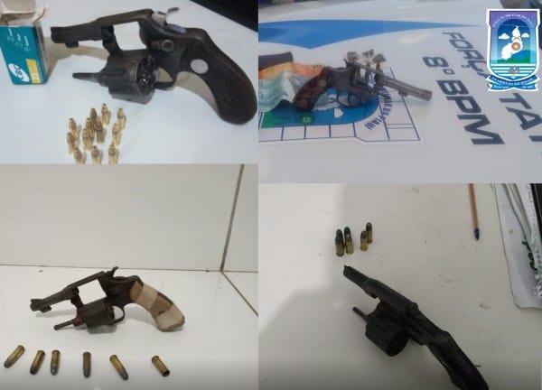 Cinco pessoas são presas com armas de fogo durante o Natal no Piauí