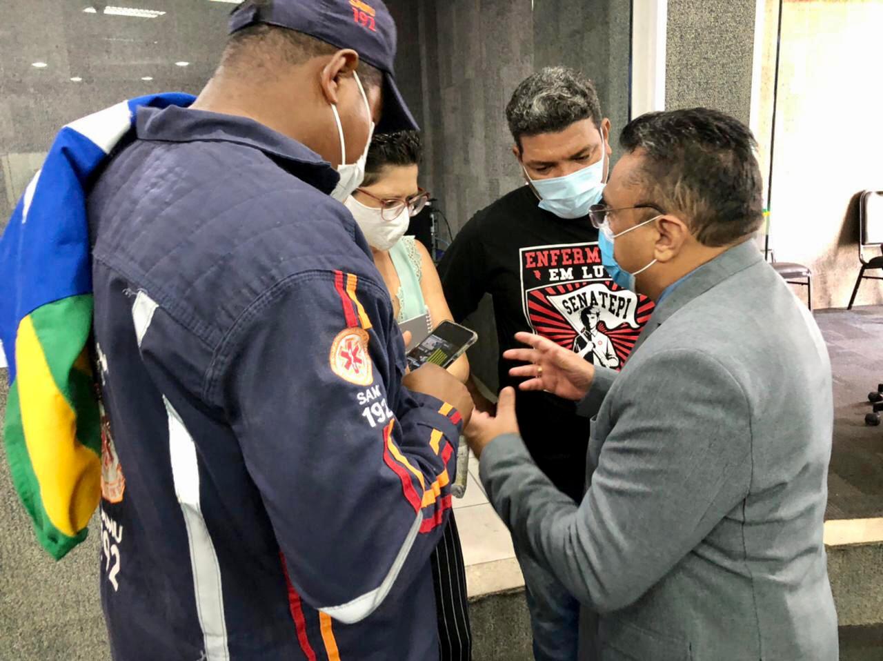 Vereador Dudu vai discutir sobre a questão dos trabalhadores da saúde de Teresina