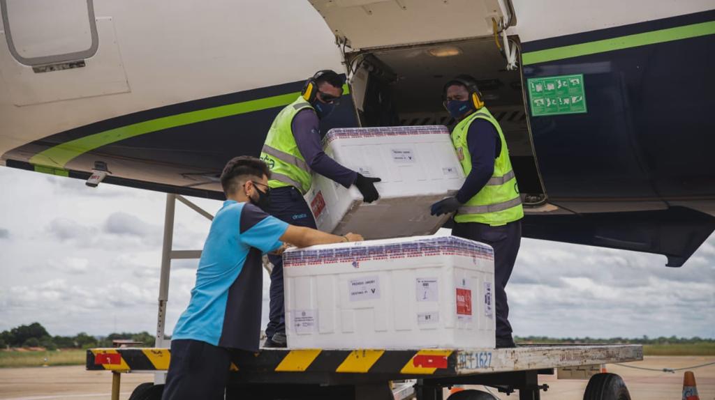 Lote com 70 mil vacinas chega ao Piauí