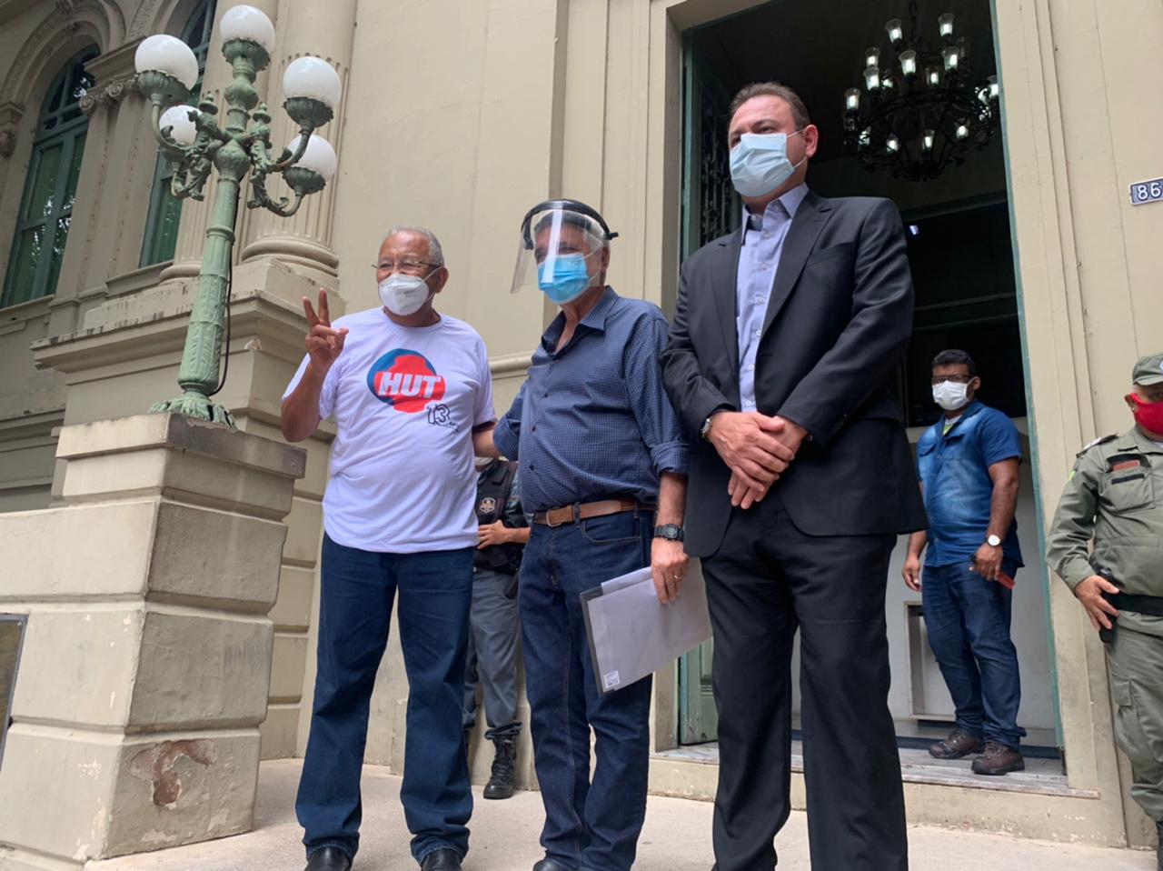 Dr. Pessoa se reúne com o presidente da Alepi e com o da Câmara de Vereadores