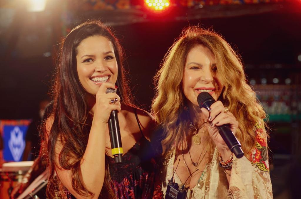 Juliette e Elba Ramalho em live de São João