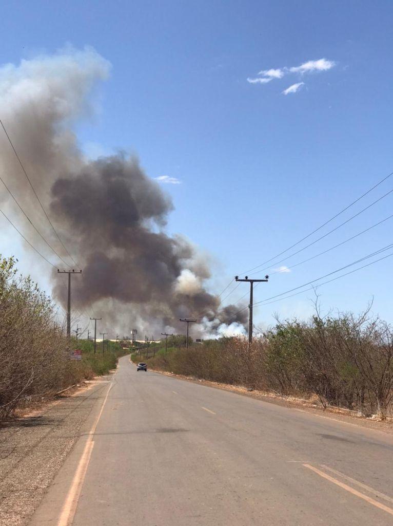 Incêndio assusta moradores de Picos