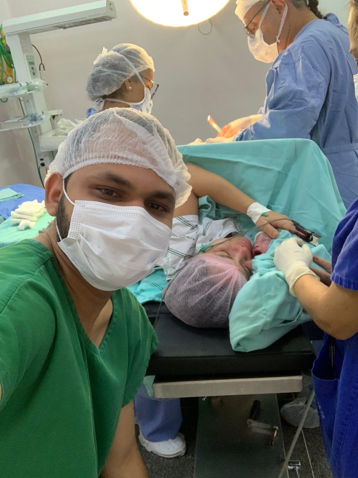 Frederico, filho do secretário Lucas Pereira, nasceu hoje