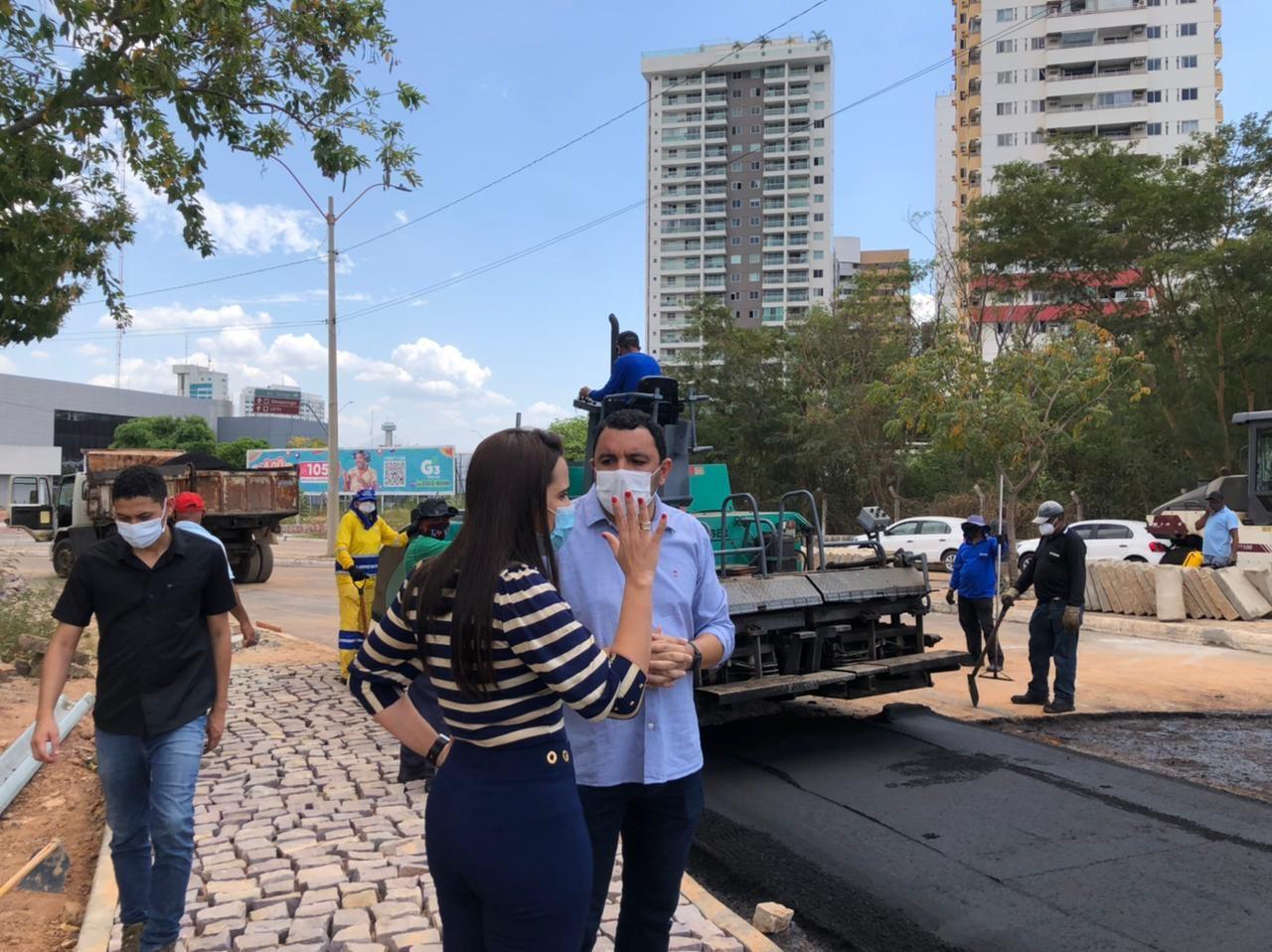 Vereadora Elsuila Calisto visitou a obra
