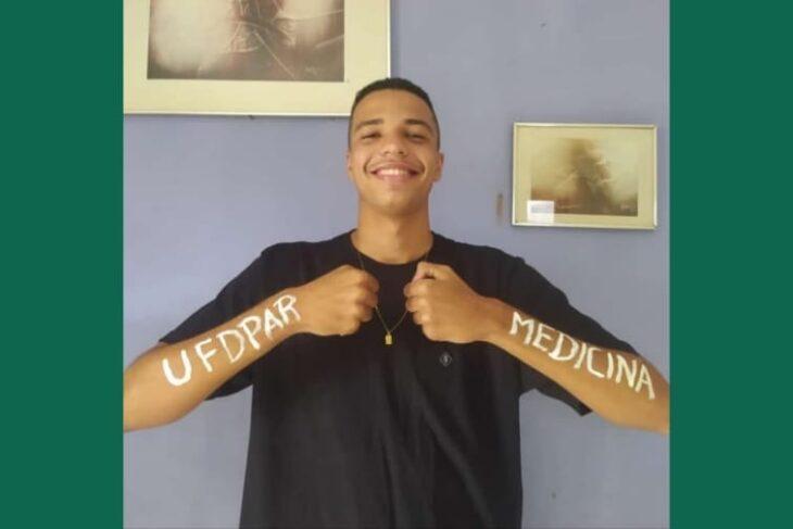 Estudante aprovado