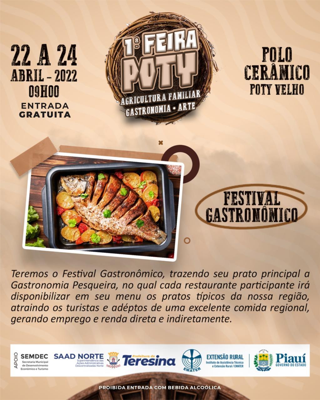 1ª Feira Poty acontece de 22 a 24 de abril em Teresina