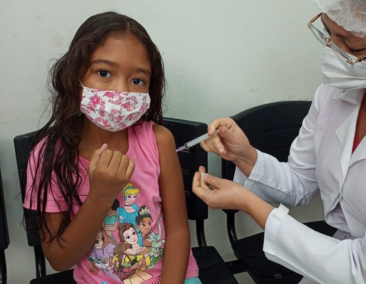 Teresina volta a disponibilizar segunda dose para crianças a partir dos 3 anos de idade