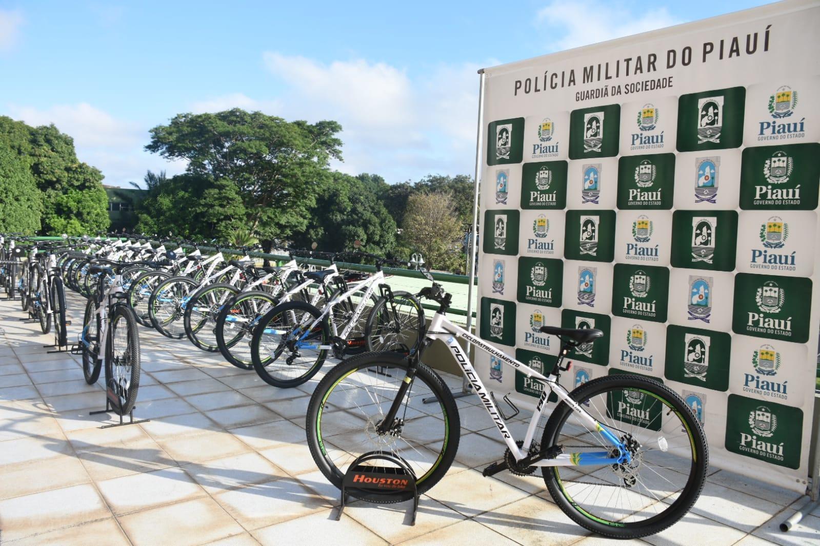 Bicicletas foram entregues à Polícia Militar