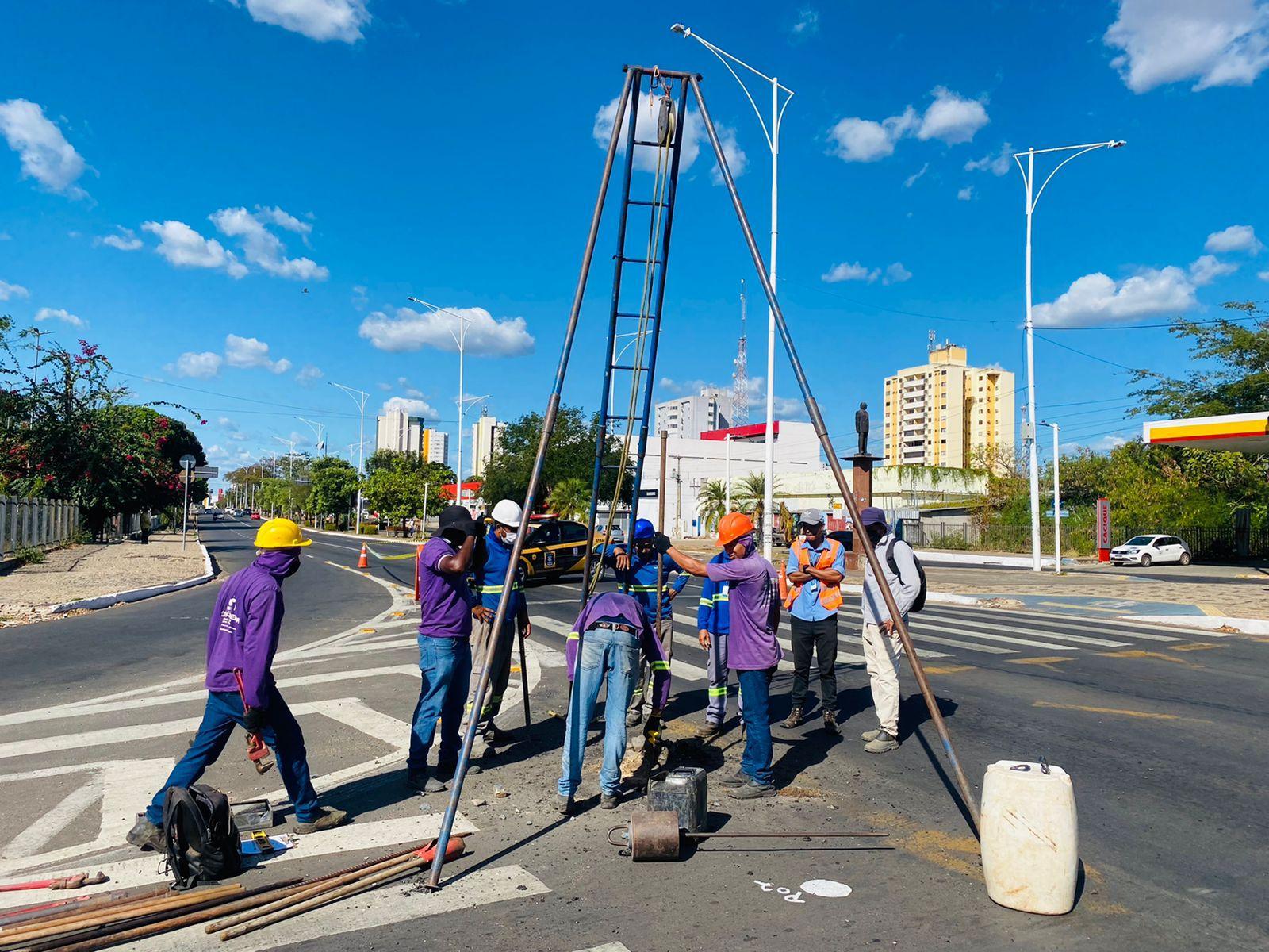 Cruzamento da avenida Miguel Rosa e Frei Serafim é interditado temporariamente