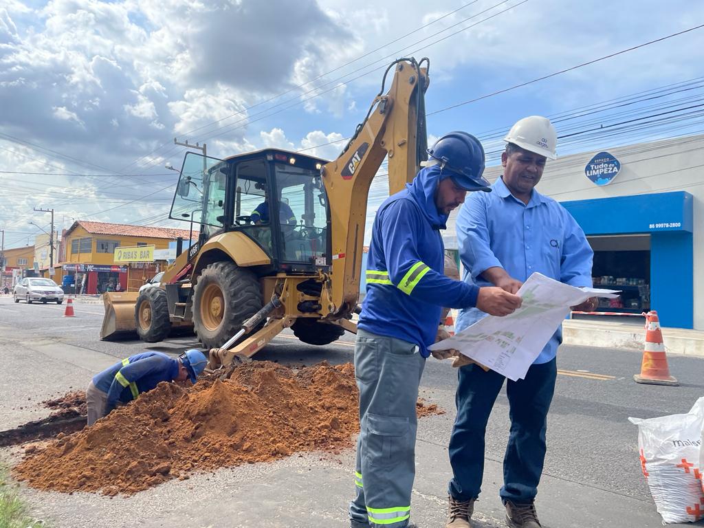 Obras de saneamento básico