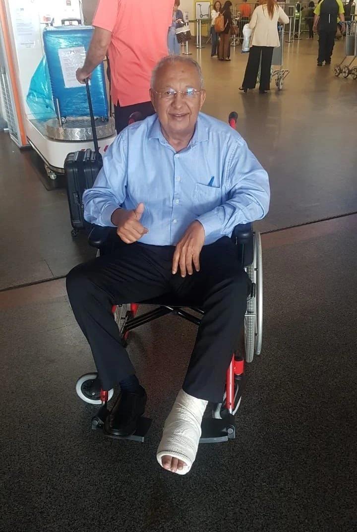 Dr. Pessoa passou por cirurgia no tendão de Aquiles