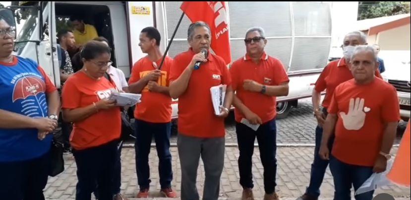Ato da CUT e representações sindicais em Teresina
