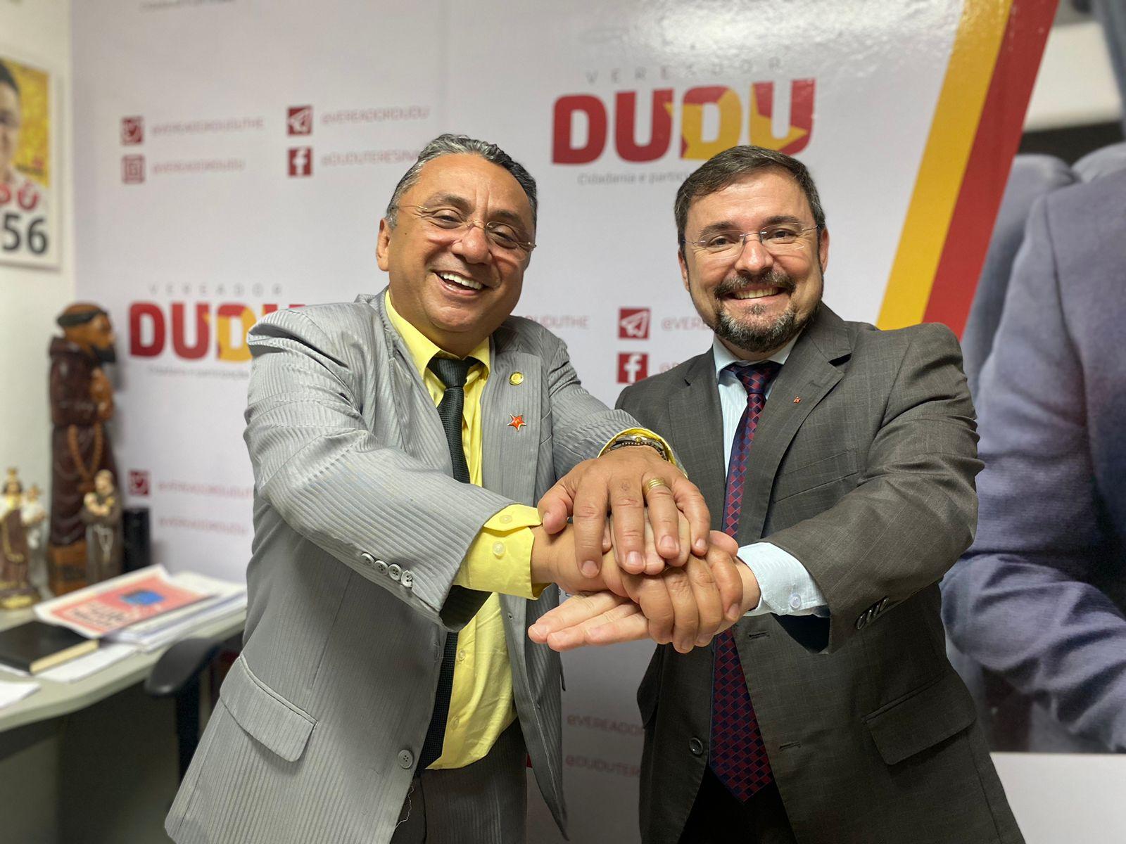 Vereador Dudu e Fábio Novo