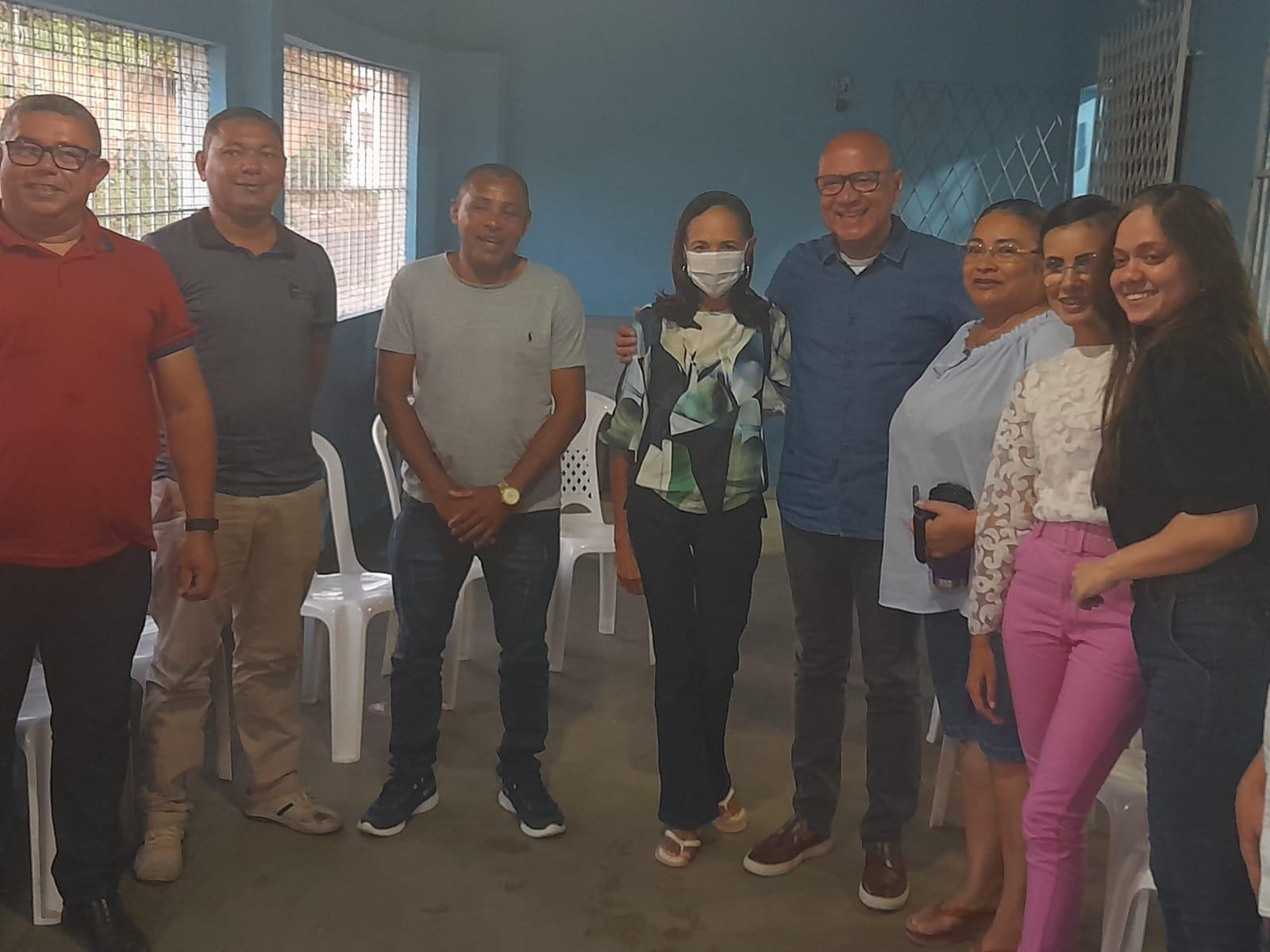 Franzé Silva em reunião com a Federação dos Pescadores do Piauí