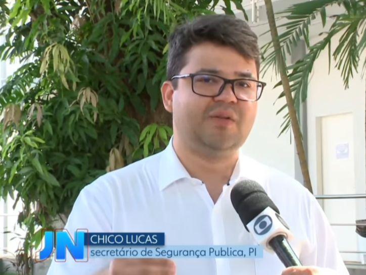 Chico Lucas em entrevista para o Jornal Nacional