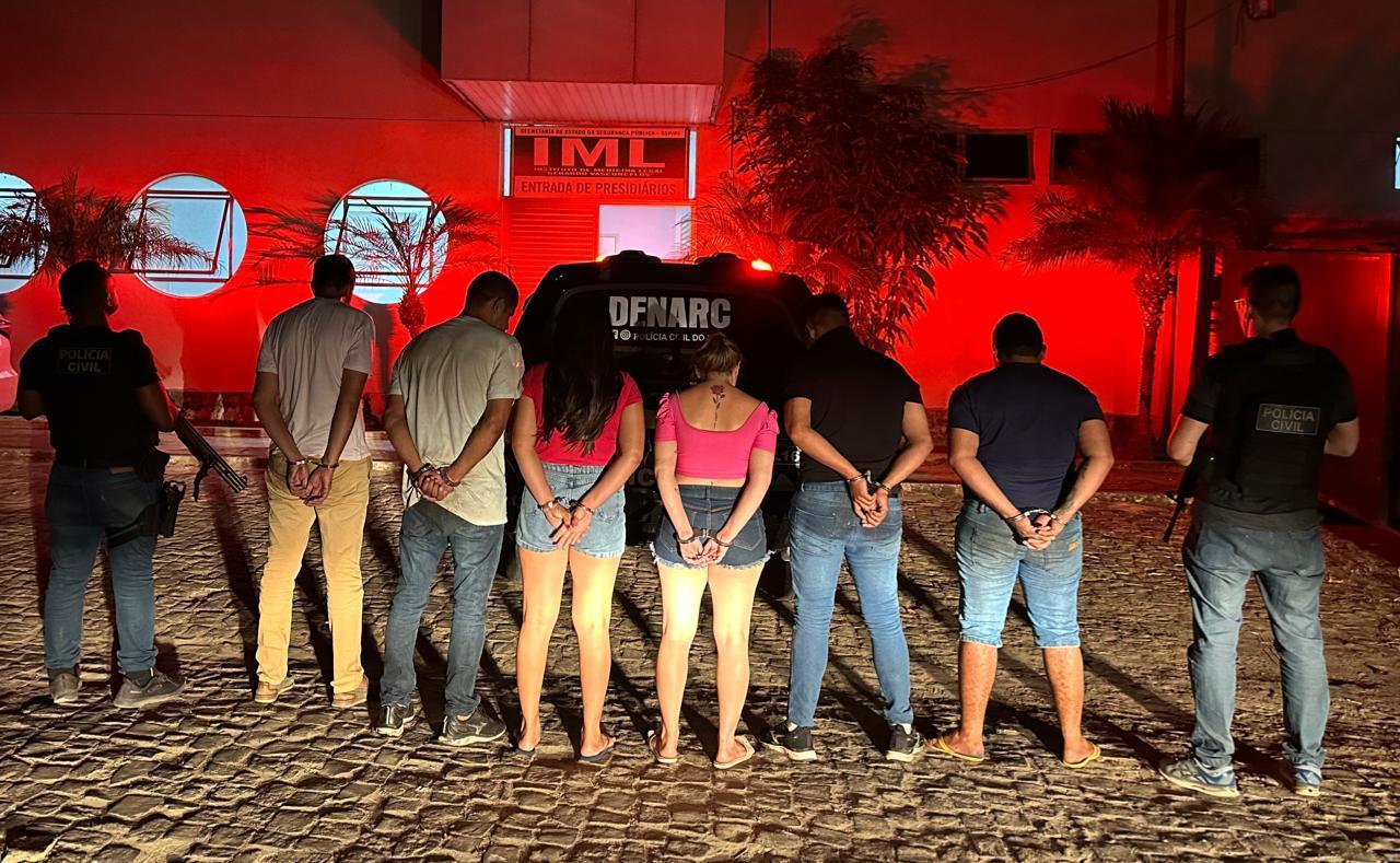 Presos durante operação
