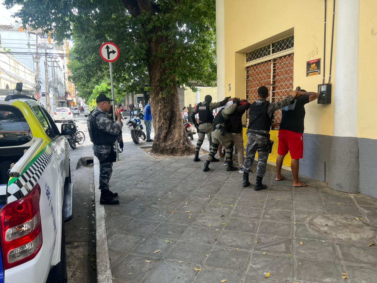 Polícia reforça a segurança no Centro