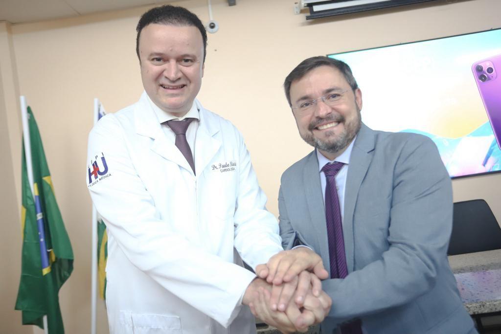 Médico Paulo Márcio e deputado Fábio Novo