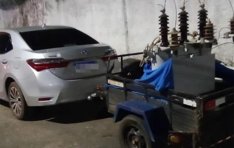 Transformador de energia furtado em José de Freitas