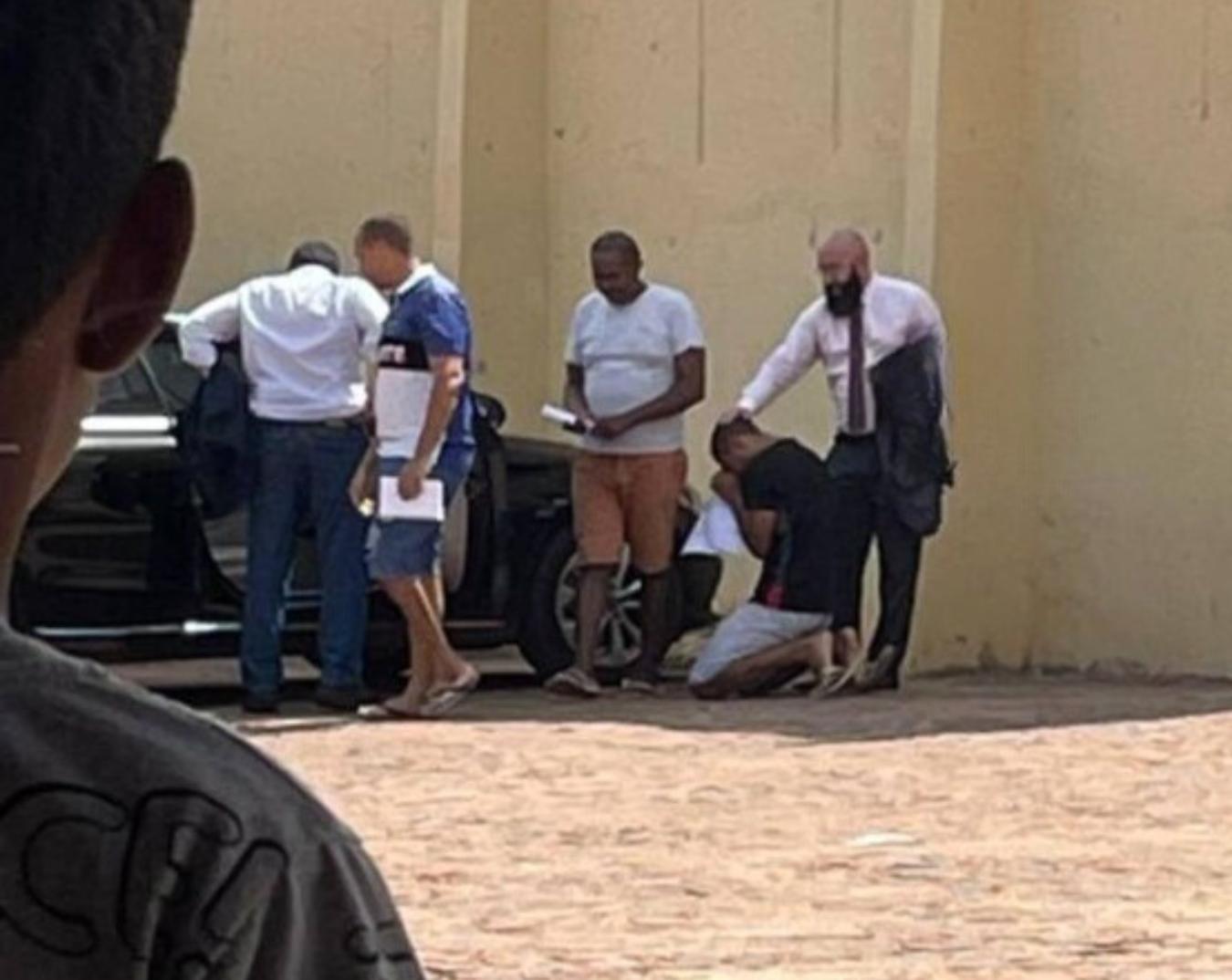 Momento em que Itallo Bruno foi liberto do sistema prisional