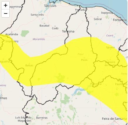 Risco de Temporal no Piauí