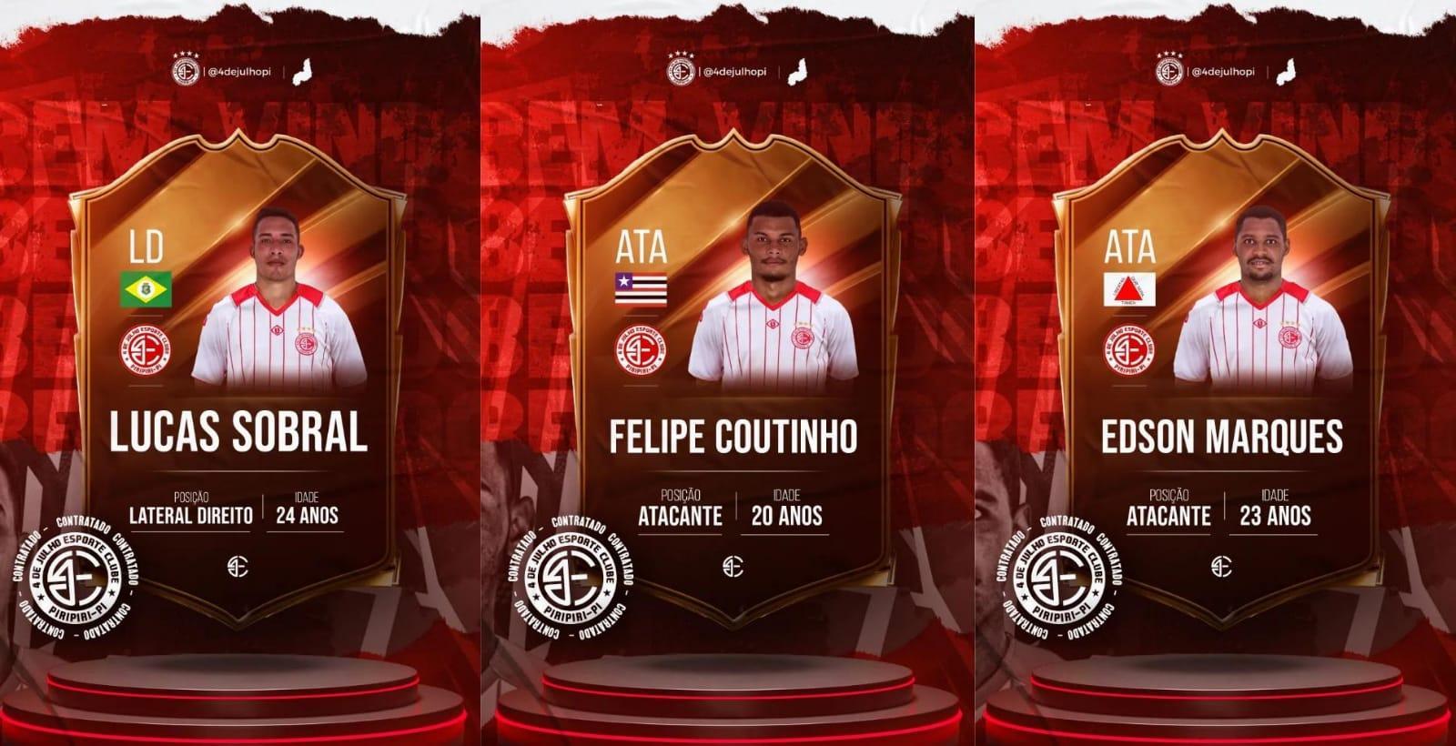 Contratados do 4 de Julho para temporada de 2024