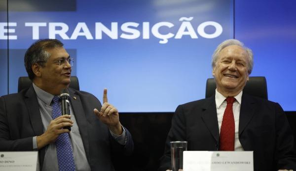 Flávio Dino e Ricardo Lewandowski