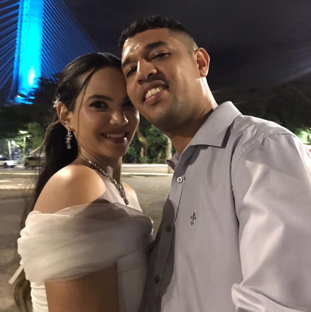 Maiara e Gabriel realizam cerimônia na Ponte Estaiada, em Teresina