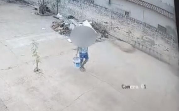 Imagens das câmeras de segurança