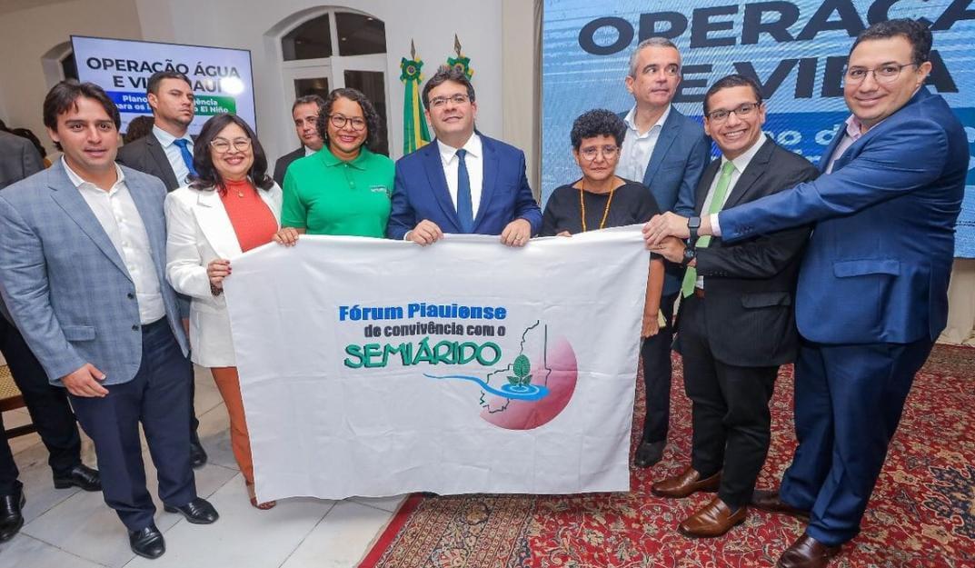Rafel Fonteles, governador do Piauí, durante solenidade do Fórum Piauiense