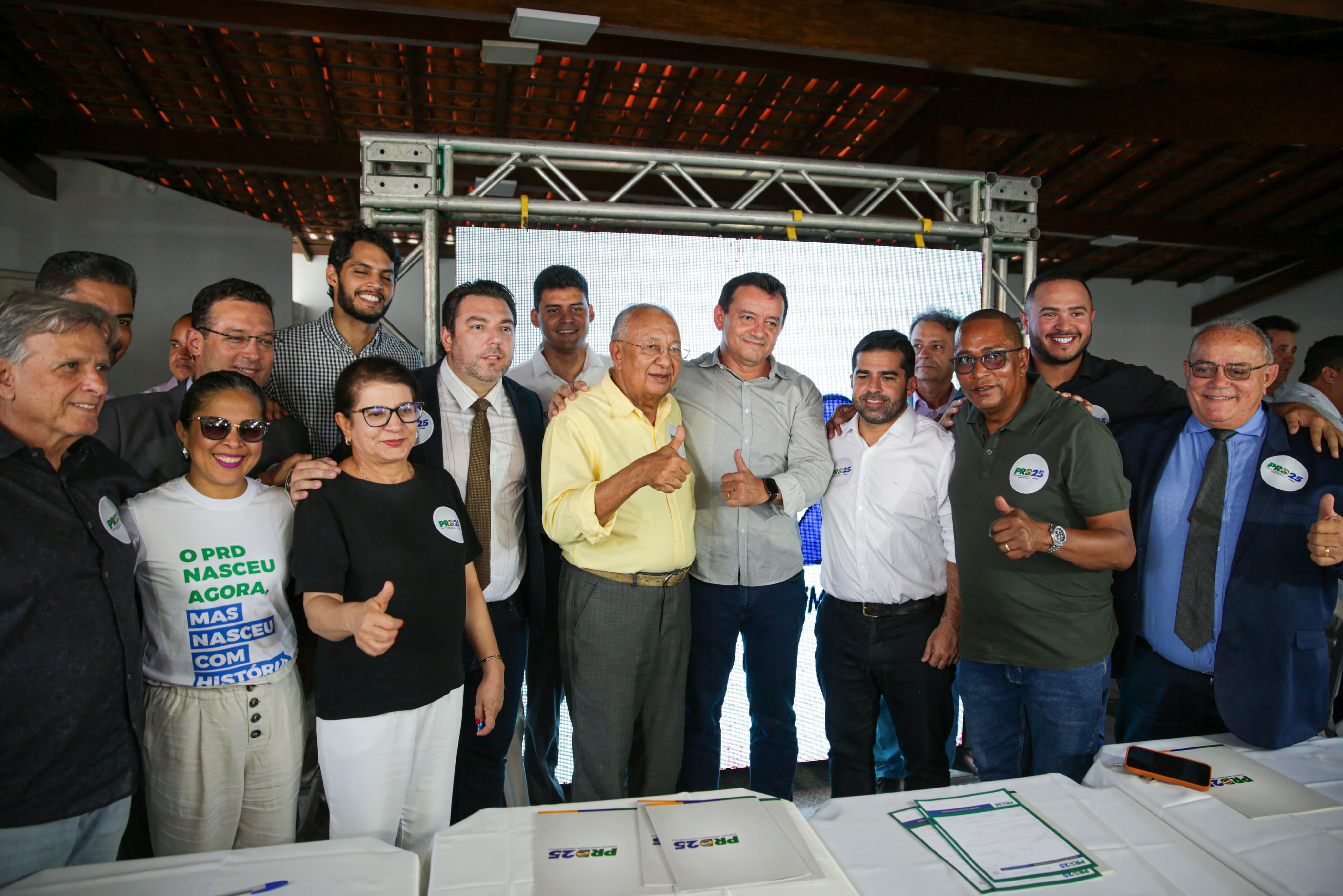 Ato de filiação de Dr. Pessoa ao PRD