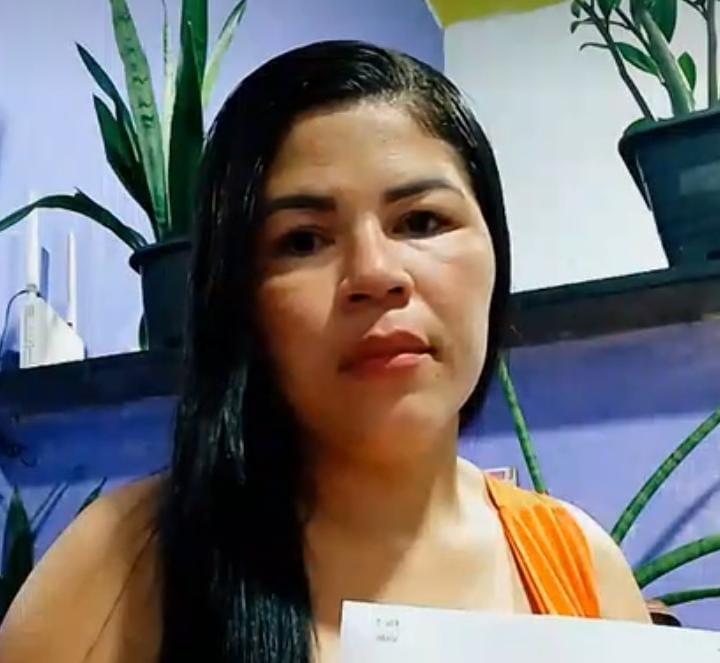 Isamara, mãe do João Guilherme, de 12 anos, que foi agredido no Escolão do Mocambinho