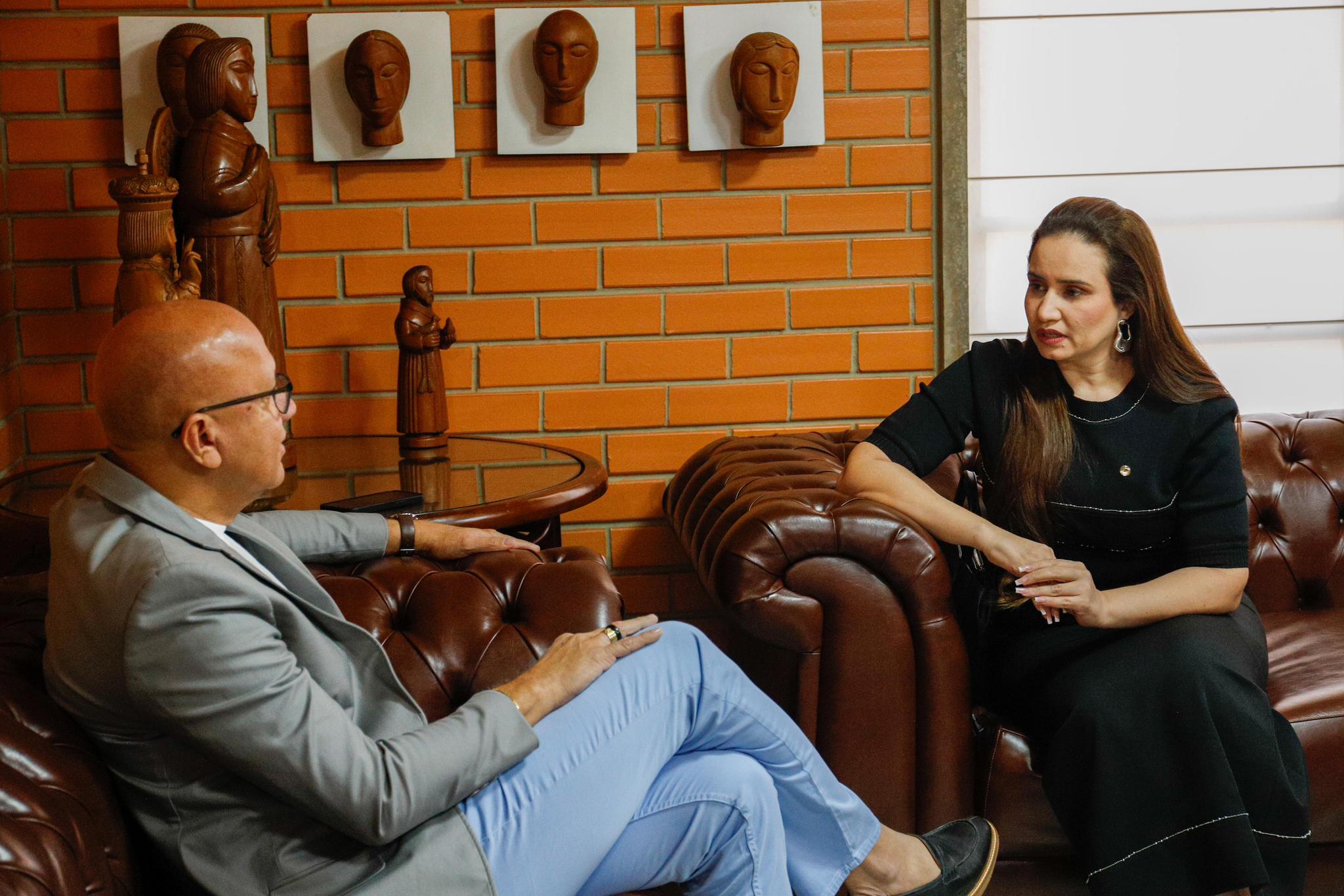 Alliny Serrão (União), presidente da Assembleia Legislativa do Amapá, visitou a Alepi