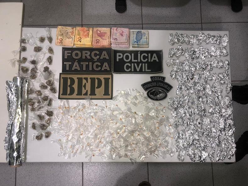 Drogas apreendidas