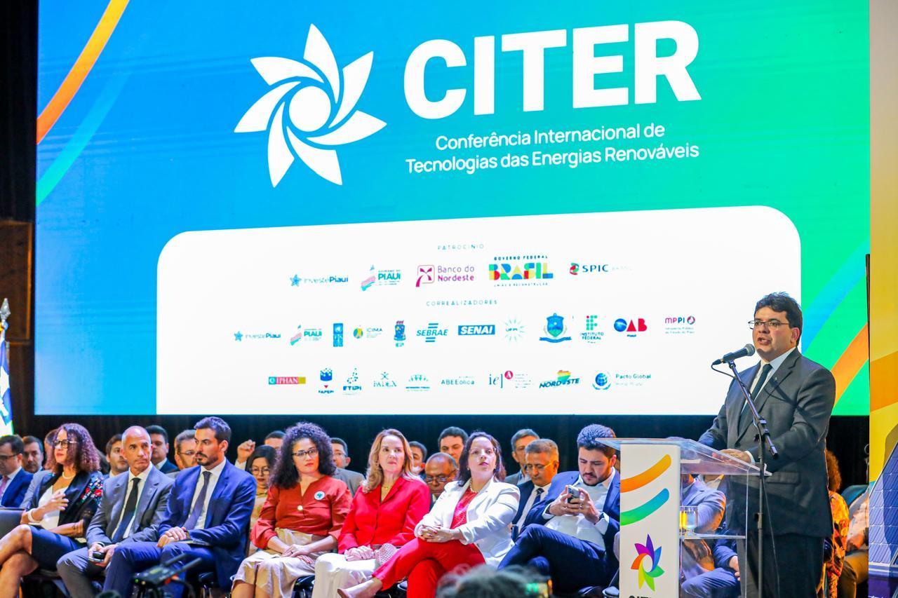 Governador Rafael Fonteles na abertura da Citer
