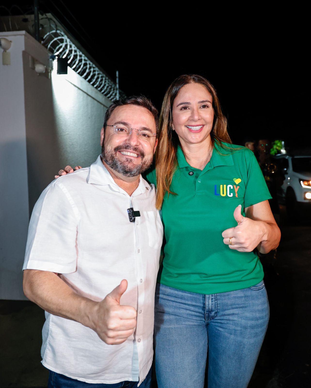 Fábio Novo e Lucy Soares