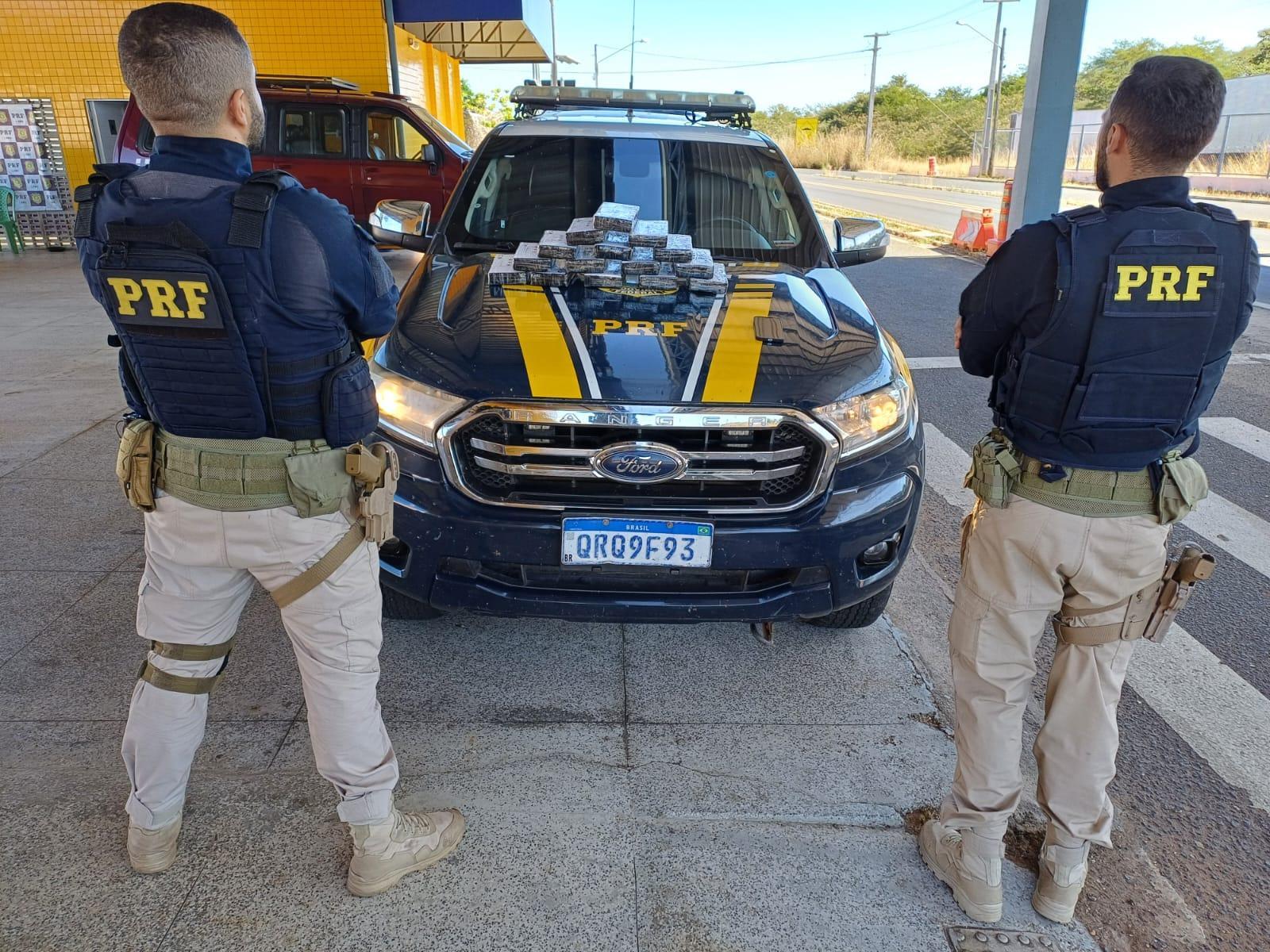 Drogas apreendidas durante a fiscalização
