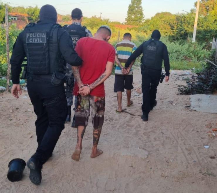 Suspeitos de assassinato são presos em Parnaíba