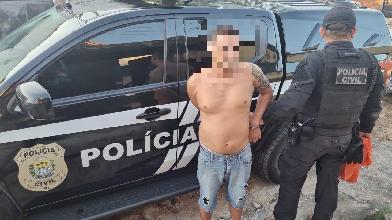 Prisão de um dos homens capturados na manhã de hoje