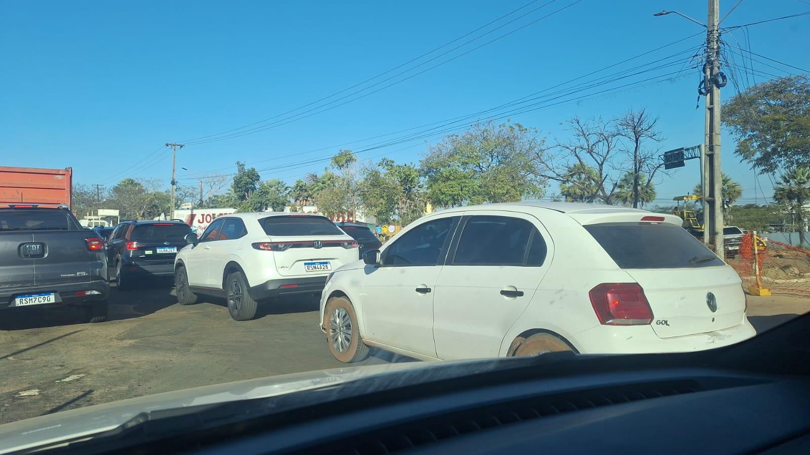 BR 343 está parcialmente interditada por causa da obra na Av. João XXIII, na altura da Ladeira do Uruguai