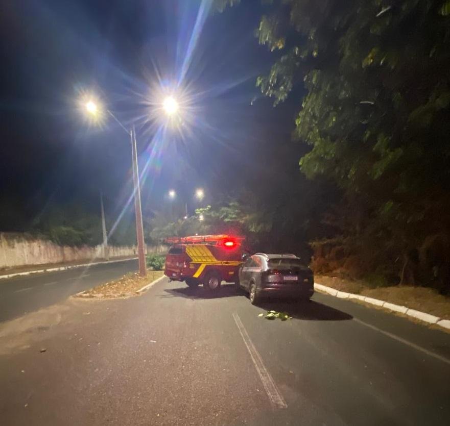 Ninguém ficou ferido, o acidente deixou apenas pequenos danos materiais