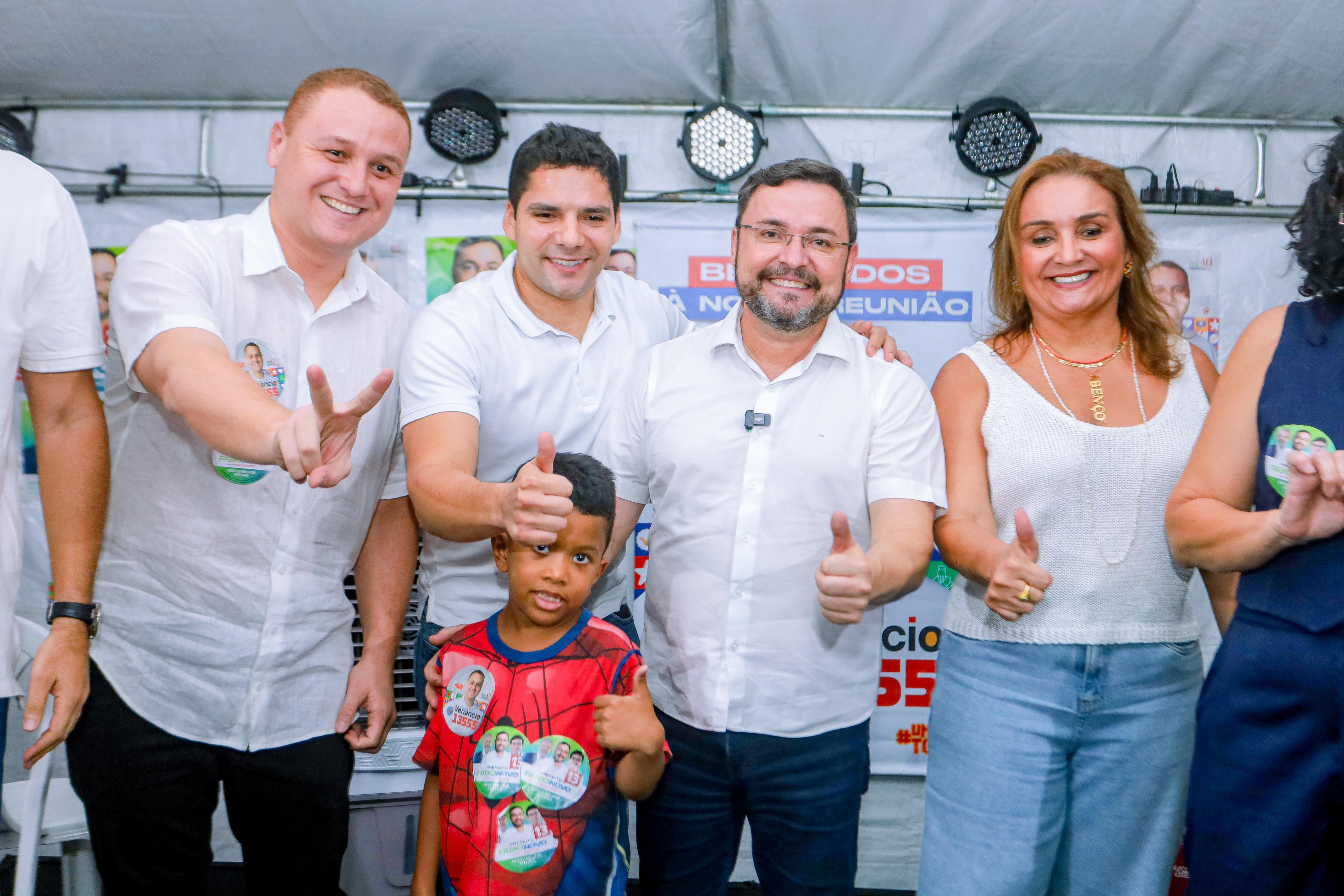 Fábio Novo no lançamento da candidatura do vereador Venâncio Cardoso (PT)