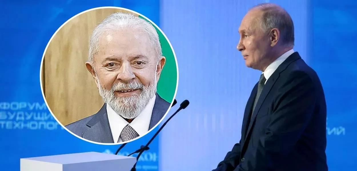Presidente Lula e Vladimir Putin