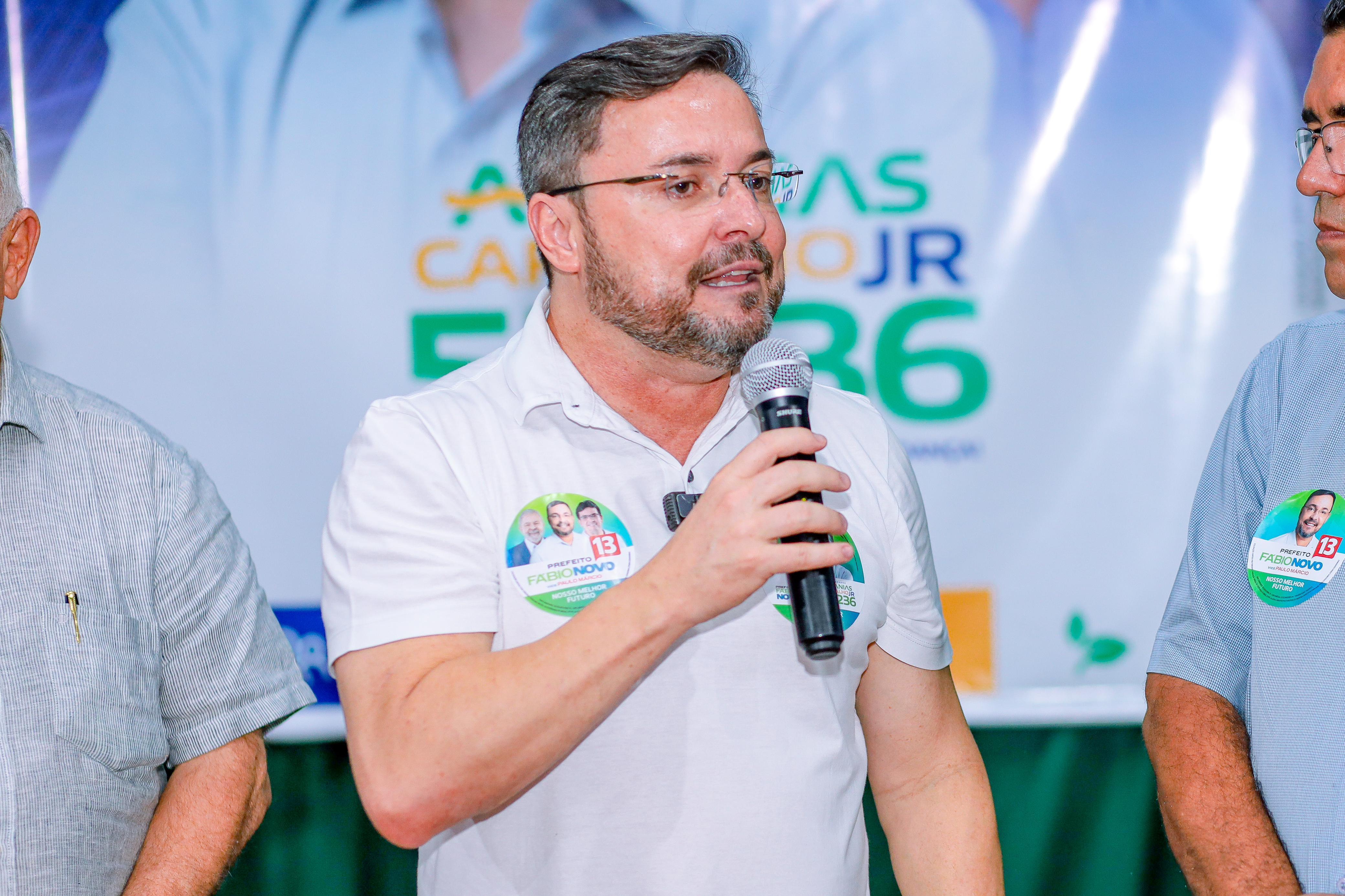 O candidato a prefeito de Teresina, Fábio Novo (PT)