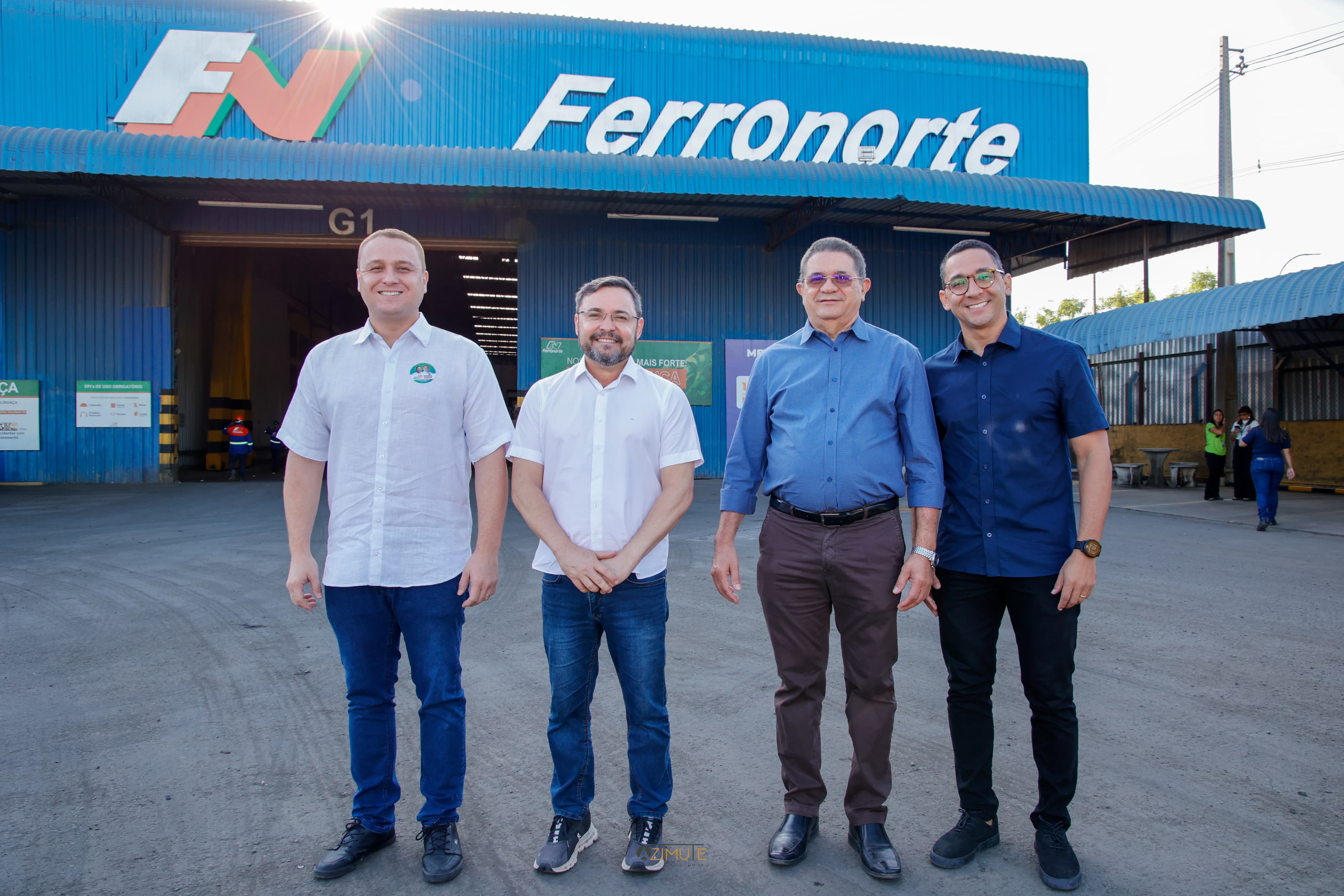 Fábio Novo visita empresa Ferronorte